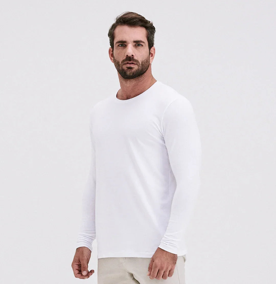 Kit 3X Camiseta de manga longa