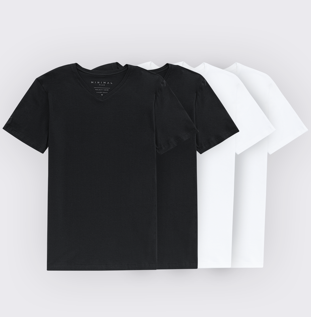 Kit Minimal - 4 camisetas